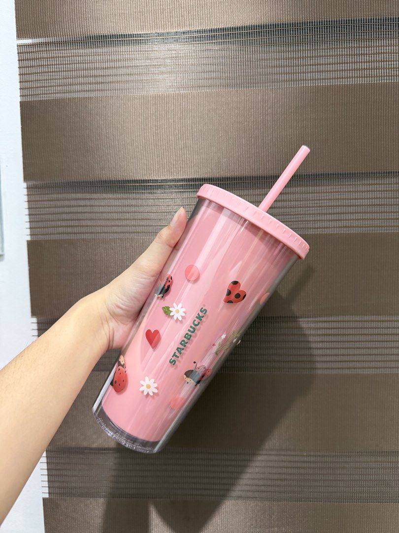 Starbucks 22oz Love Bug Dom Cold Cup w/ Strap (Category: Water Bottles & Tumblers) located in Manila. Submitted by shesells.strawb (Listing ID 1430697851, Image 3). Description: Brandnew FIXED PRICE RFS. Impulsive buy.