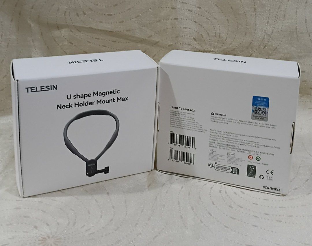 TELESIN U-Shape Magnetic Neck Holder Mount Max 📱✨ (Category: Mounts & Holders) located in Manila. Submitted by cutiecie (Listing ID 1430597553, Image 3). Description: TELESIN U-Shape Magnetic Neck Holder Mount Max 📱✨ Hands-free filming made easy! Perfect for vlogging, POV shots, live streaming, and daily use. Comfortable U-shape design with strong magnetic mount for secure hold. Lightweight, flexible, and easy to wear—ideal for creators on the 