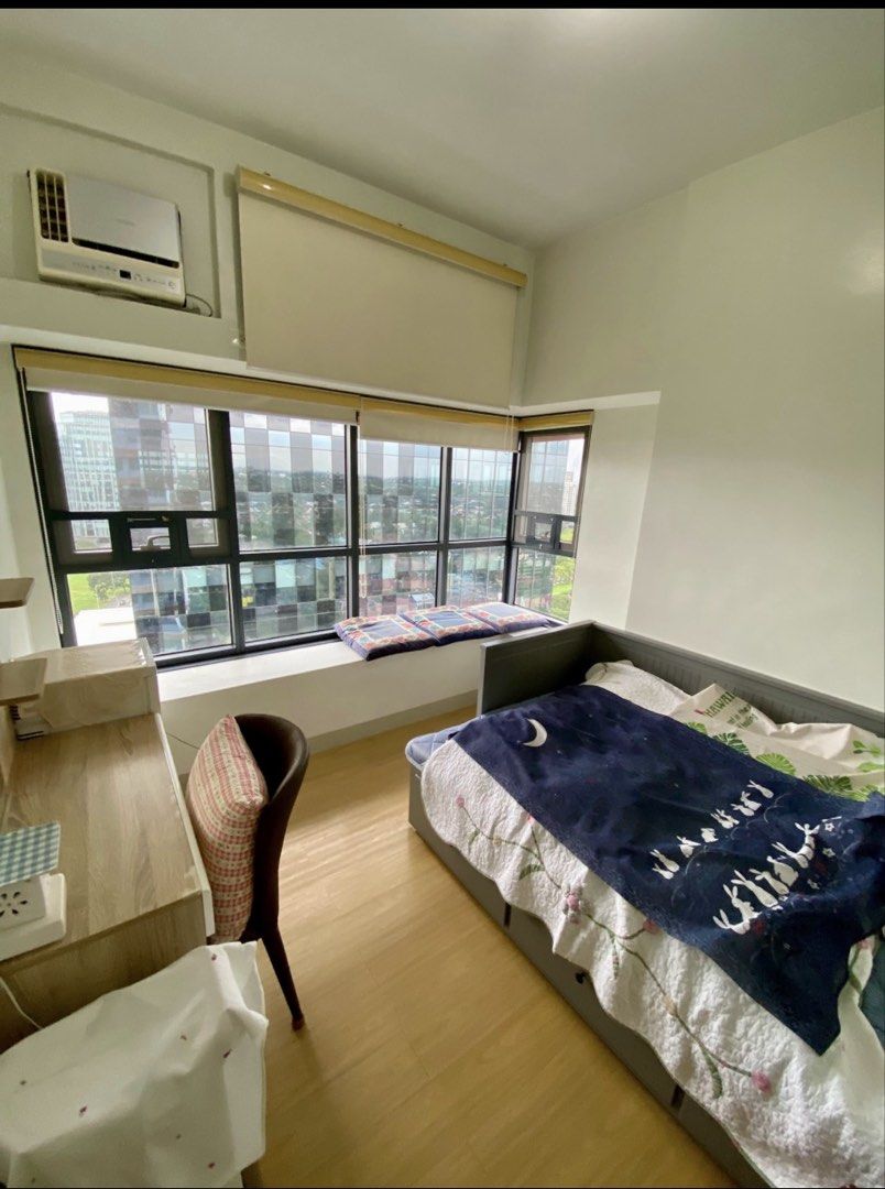 The Levels Condominium Alabang (Category: Apartments & Condos) located in Muntinlupa City. Submitted by riantique_3 (Listing ID 1430618222, Image 1). Description: FOR SALE THE LEVELS ANAHEIM Filinvest Alabang 2BR with 1 T&B Corner Unit Fully furnished Remodeled includes the following: * 3 x aircon * ALL curtains & blinds * 2 x Built-in closet * 1 x queen size bed (ikea hemnes) * 1 x king size bed * Multiple drawers (ikea alex) * 1 x Laundry machi