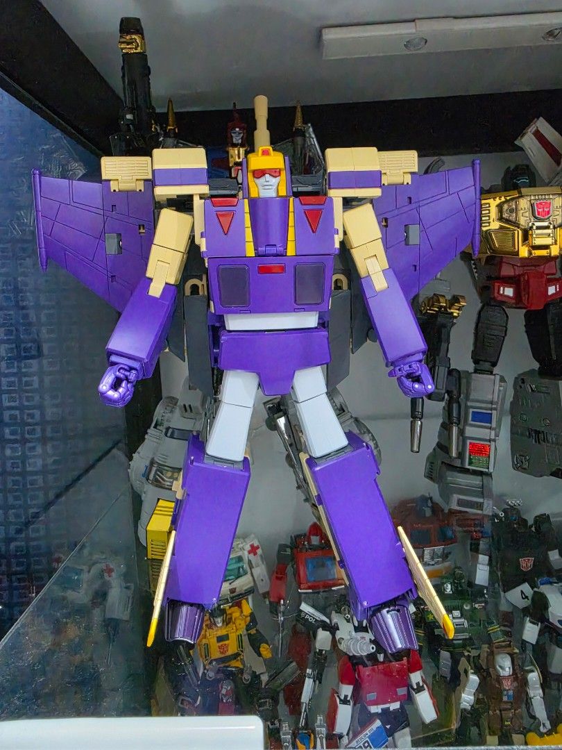 Transformers Galvatron, Blitzwing & Ironhide (Category: Action & Battle Toys) located in Taguig. Submitted by solefinds (Listing ID 1430711456, Image 2). Description: FS FT Sovereign v1 (Galvatron) - 8,000 Startoys Blitzwing - 5,800 Takara MP Ironhide w/ Coin - 3,800 Set sale - 15,500.