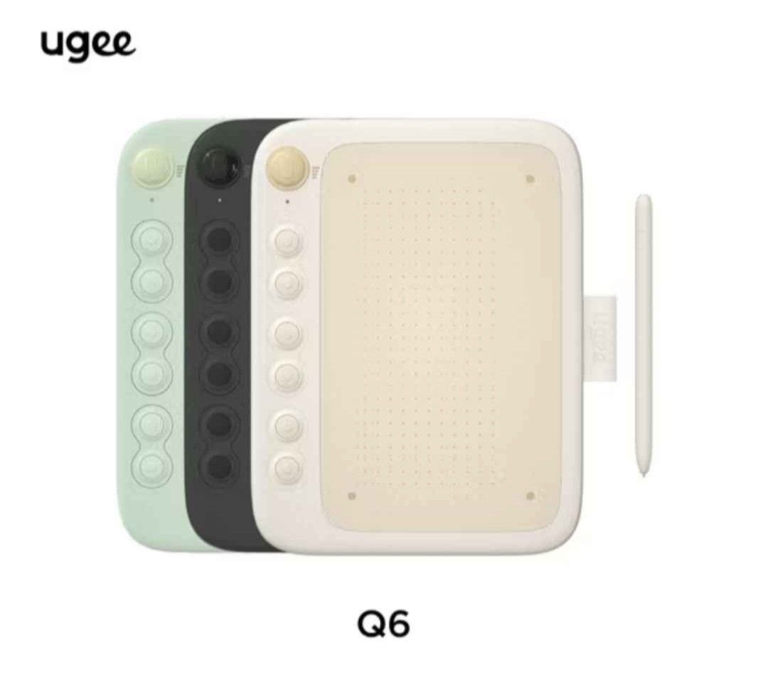 Ugee Q6 Drawing Tablet (Category: Others) located in Quezon City. Submitted by nmn.tresmarias (Listing ID 1430615810, Image 2). Description: 🎨 FOR SALE: UGEE Q6 DRAWING TABLET 🎨 Perfect for beginners, students, and digital artists! ✨ Available Colors: 🟤 Beige 🟢 Green ⚫ Black ✨ Condition: ✔️ Used once only (almost brand new) ✨ Features: ✔️ Battery-free pen (no charging needed!) ✔️ Smooth and accurate drawing experience ✔️ Lightweight & portabl