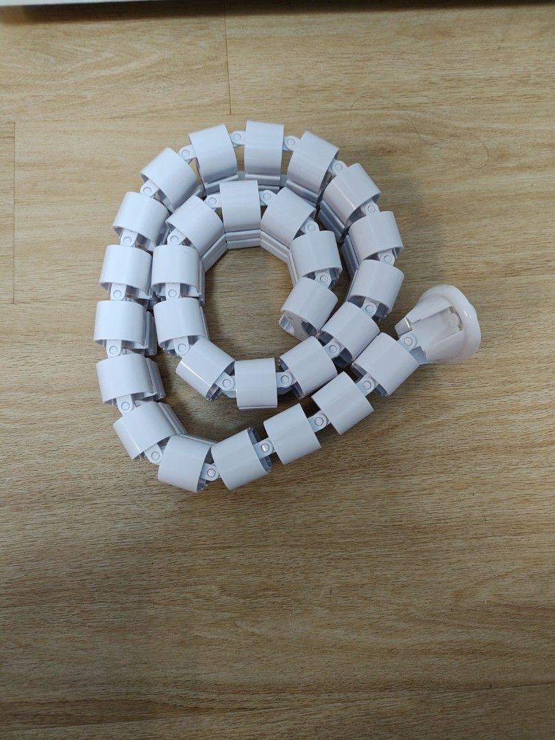White Flexible Snake Cable Organizer, Computers & Tech, Parts ...