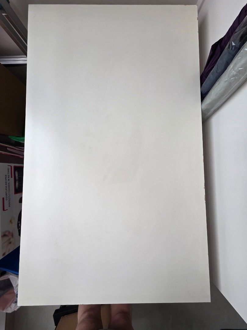 Table (Category: Tables & Sets) located in Singapore. Submitted by merfish (Listing ID 1430647830, Image 2). Description: ikea table. condition : 6/10 as per pictures there are some defects. dimension : L 100 x D 60 x H 74 cm. letting go as there is no space at home. total : 2 tables 1 table - $ 20 .