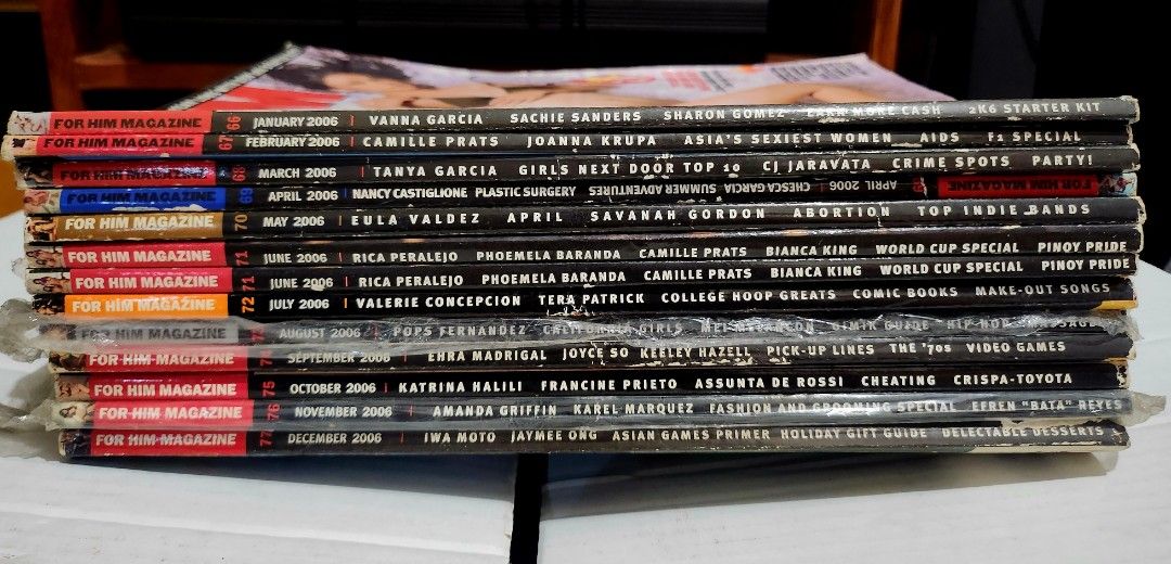 2006 FHM Magazines - Complete (Category: Magazines) located in Taguig. Submitted by sellout2ny (Listing ID 1430906341, Image 1). Description: Complete 2006 issues - 2 different June issues take all 13 magazines for 1200 pesos.