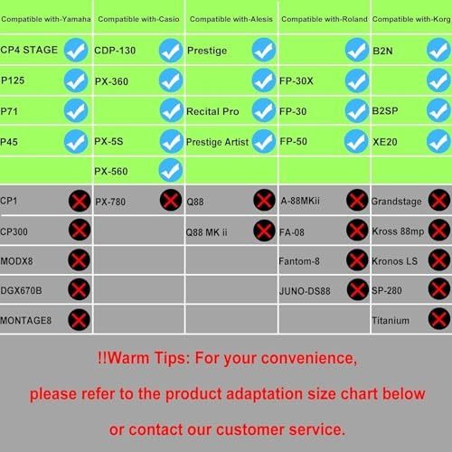 88 Key Keyboard Case With Wheels,Soft Piano Case Keyboard Gig Bag ...