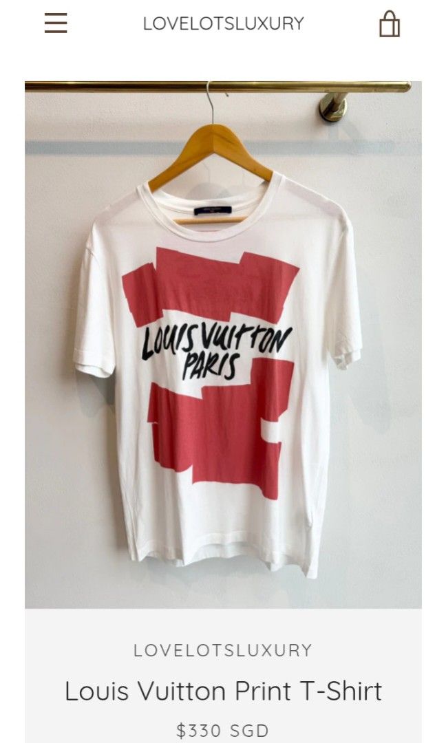 ✅ LOUIS VUITTON Women's Tee (Category: Luxury Apparel) located in Palo. Submitted by getupandglow (Listing ID 1430897457, Image 1). Description: ✅ LOUIS VUITTON Women's Tee Size: fit to Medium Dimes: 18x23 Issue: None Color/Rate: 9.9/10 Condition: Like New Price: ₱650 only + sf 📍 Location: LEYTE 💳 MODE OF PAYMENT 👉 GCash (Payment 1st) 👉 Shipping (J&T) 📩 MAKE OFFER nalang if interested. 📍DISCLAIMER: Authenticity not guarantee, pls check all 