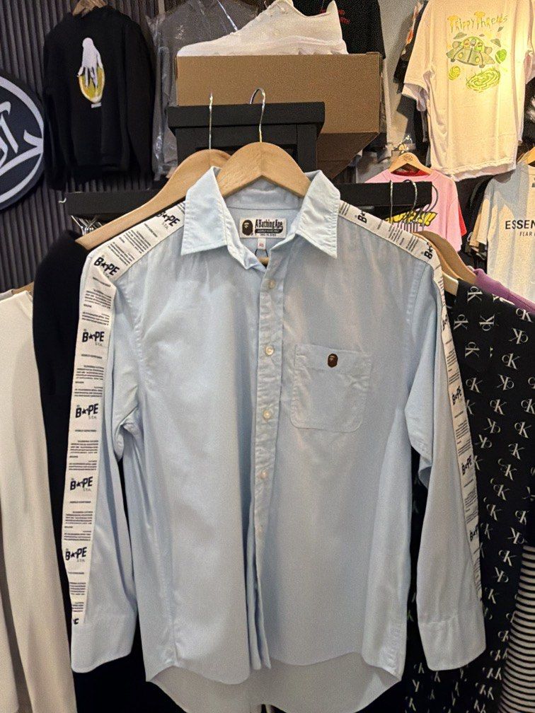 A bathing ape (BAPE) STA Tape Shirt (Category: Tshirts & Polo Shirts ) located in San Fernando. Submitted by unrivaled_tpc (Listing ID 1430919615, Image 1). Description: .