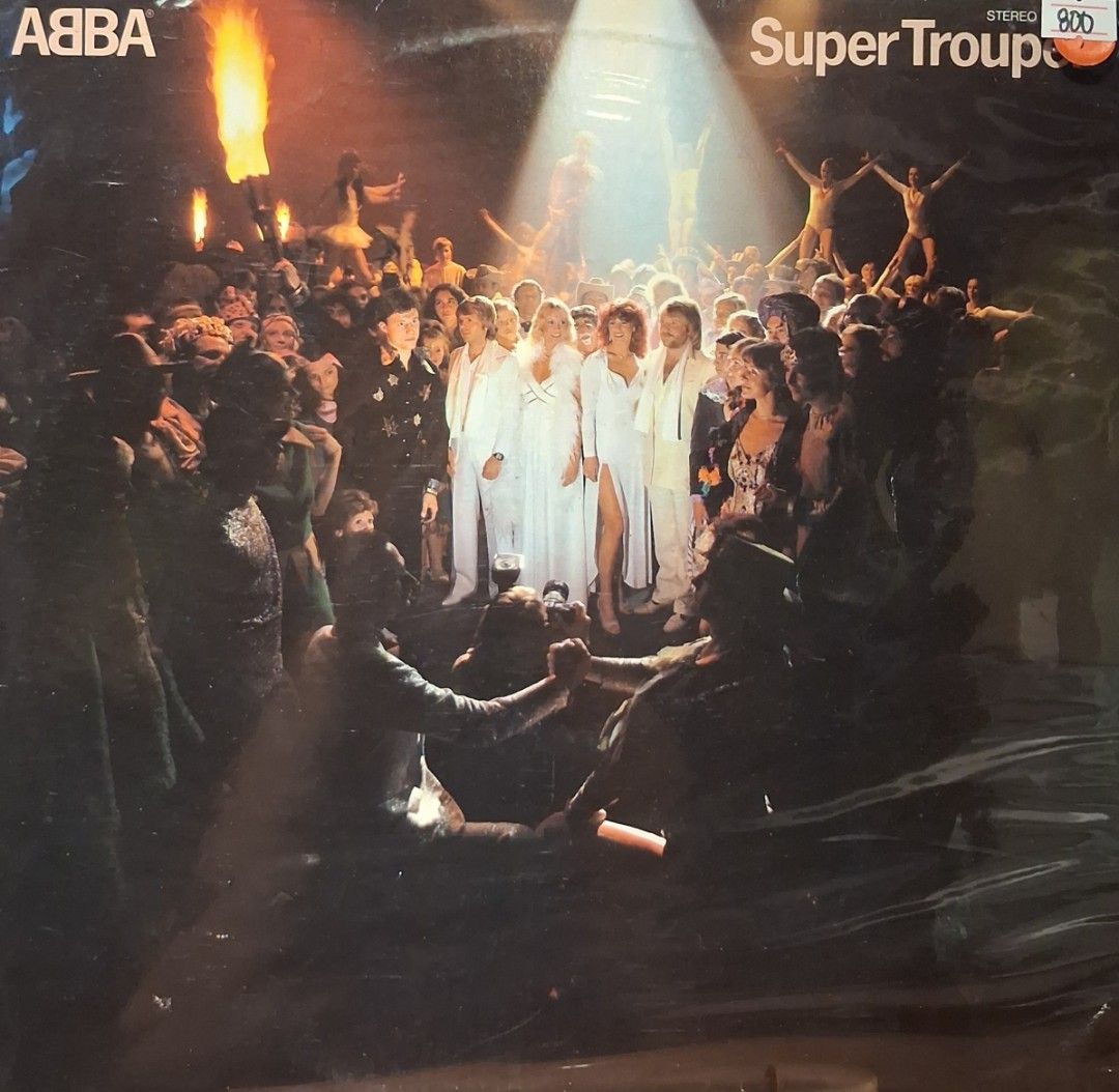 ABBA Super Trouper Vinyl Record (Category: Vinyls) located in Quezon City. Submitted by pooh_laa (Listing ID 1430866059, Image 1). Description: ABBA's Super Trouper vinyl record. Features the iconic album cover with the band. The record is a vintage item, perfect for ABBA fans and vinyl collectors. A great addition to any music collection. The album cover shows the title and the ABBA logo..