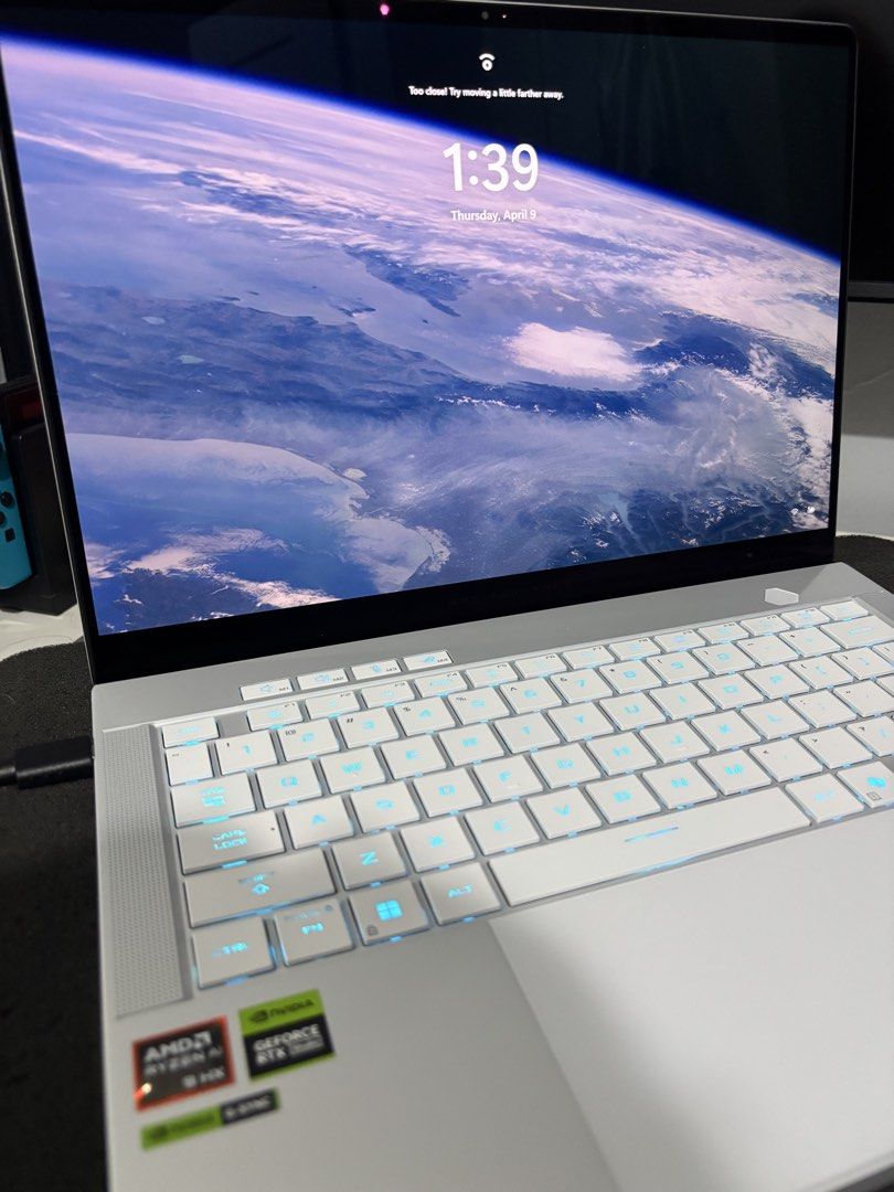 ASUS ROG Zephyrus G14 (2025) AMD Ryzen 9 AI HX 370 | 32GB | 1TB | RTX 5060 Warranty until May 2027 (Category: Laptops & Notebooks) located in Quezon City. Submitted by mgdanni_ (Listing ID 1430946562, Image 2). Description: FOR SALE: ASUS ROG Zephyrus G14 (2025) – OLED Model: GA403WM-QS021WSM Selling ONLY FOR 105,000 ‼️ Mall price: 172,999 to ₱159,995 Warranty until May 2027, no receipt, has warranty card Date of purchase: May 2025 Color: Platinu