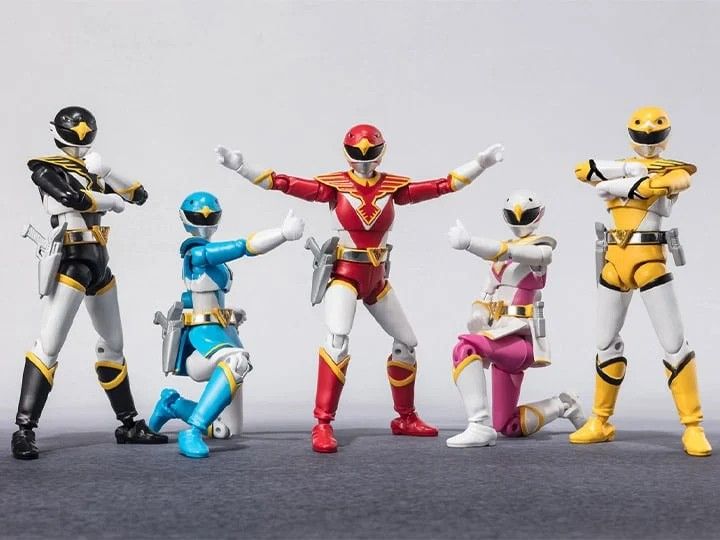 Bandai Namco Power Ranger Super Sentai Choujin Sentai Jetman Shodo Super Boxed Set of 5 Figures (Category: Toys & Collectibles) located in Singapore. Submitted by thelittlebox (Listing ID 1430831752, Image 3). Description: Key Contents: Includes 5 articulated figures approximately 3.93 inches (10cm) tall, the Jet Striker vehicle, and numerous interchangeable hands and weapons. 🌎 www.thelittlebox88.com ✅️ Shop with Confidence! ✅️ 15 Years of Expe