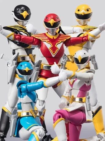 Bandai Namco Power Ranger Super Sentai Choujin Sentai Jetman Shodo Super Boxed Set of 5 Figures (Category: Toys & Collectibles) located in Singapore. Submitted by thelittlebox (Listing ID 1430831752, Image 2). Description: Key Contents: Includes 5 articulated figures approximately 3.93 inches (10cm) tall, the Jet Striker vehicle, and numerous interchangeable hands and weapons. 🌎 www.thelittlebox88.com ✅️ Shop with Confidence! ✅️ 15 Years of Expe