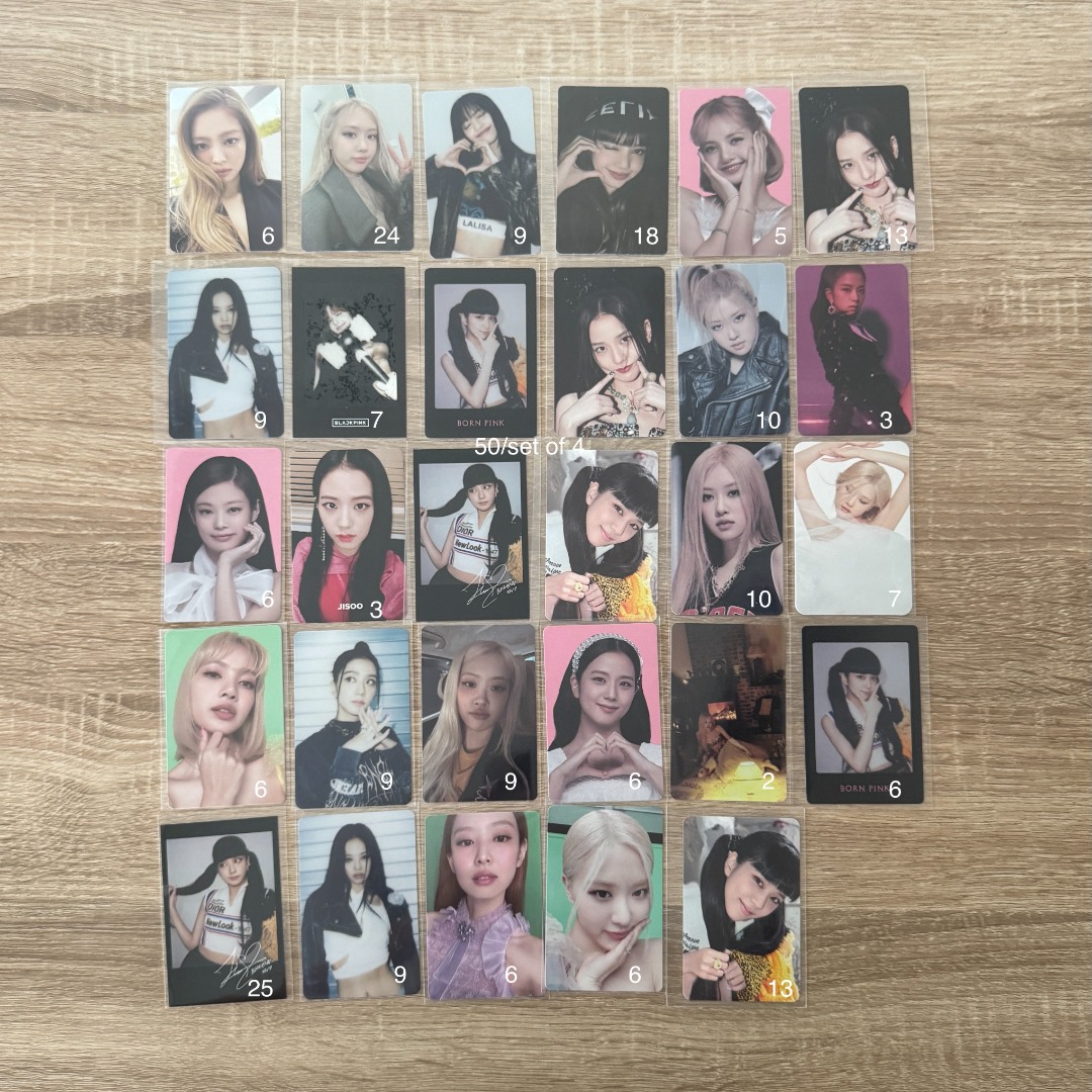 blackpink photocards clearance pc wts lfb jennie jisoo lisa rosé rare ...