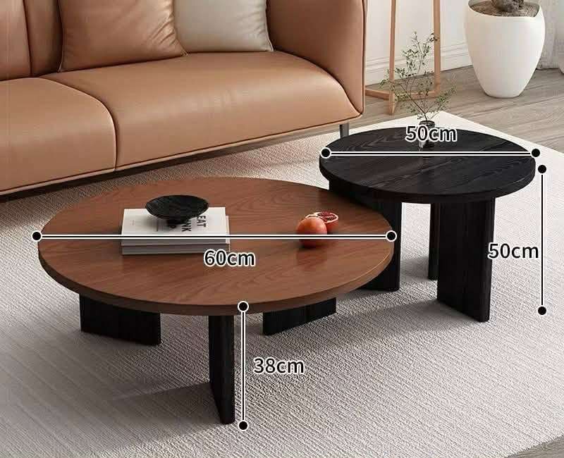 Black/Walnut Nesting Table Set Center Table - mdf laminated material (Category: Tables & Sets) located in Manila. Submitted by dolorchris69891 (Listing ID 1430828194, Image 1). Description: Black/Walnut Nesting Table Set Center Table - mdf laminated material.
