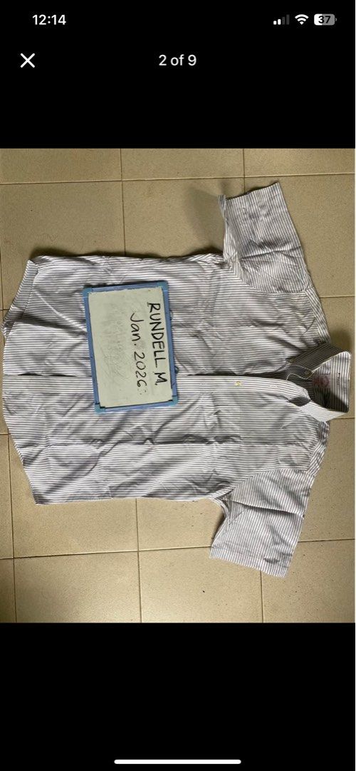 Brooks Brothers Striped Shirt (Category: Tshirts & Polo Shirts ) located in Manila. Submitted by rmedz (Listing ID 1430958253, Image 1). Description: Vintage Brooks Brothers Size 15 1/2, most likely Medium to Large Dimes: 24 x L31.5” Model is Medium, 5’9”, 74 kilos Used condition No issue but needs cleaning sa collar 🤑First to pay via Gcash 🚚Courier: J&T only Price: 850 Shipped.