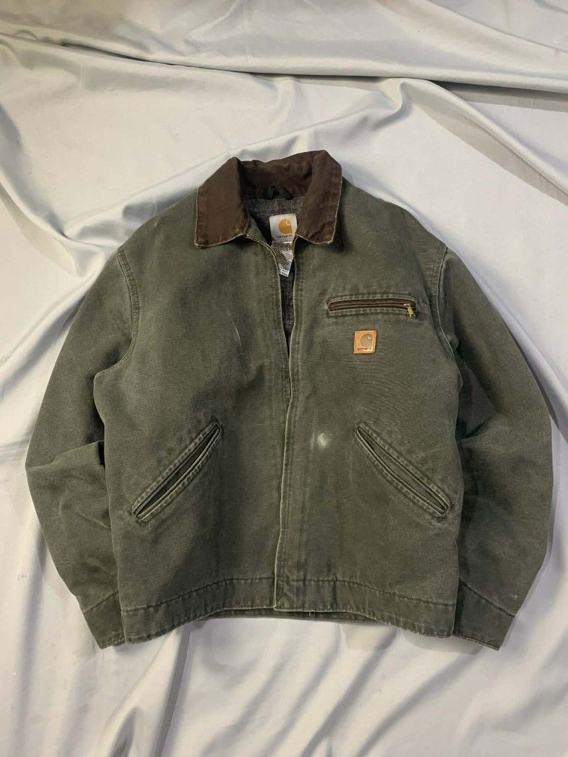 Carhartt j97 MOS Detroit jacket (Category: Coats, Jackets and Outerwear) located in Manila. Submitted by cold_stuff (Listing ID 1430934727, Image 1). Description: Very good condition Medium on tag Chest width - 23 Length - 24 Shoulder - 19 Sleeve length - 24.