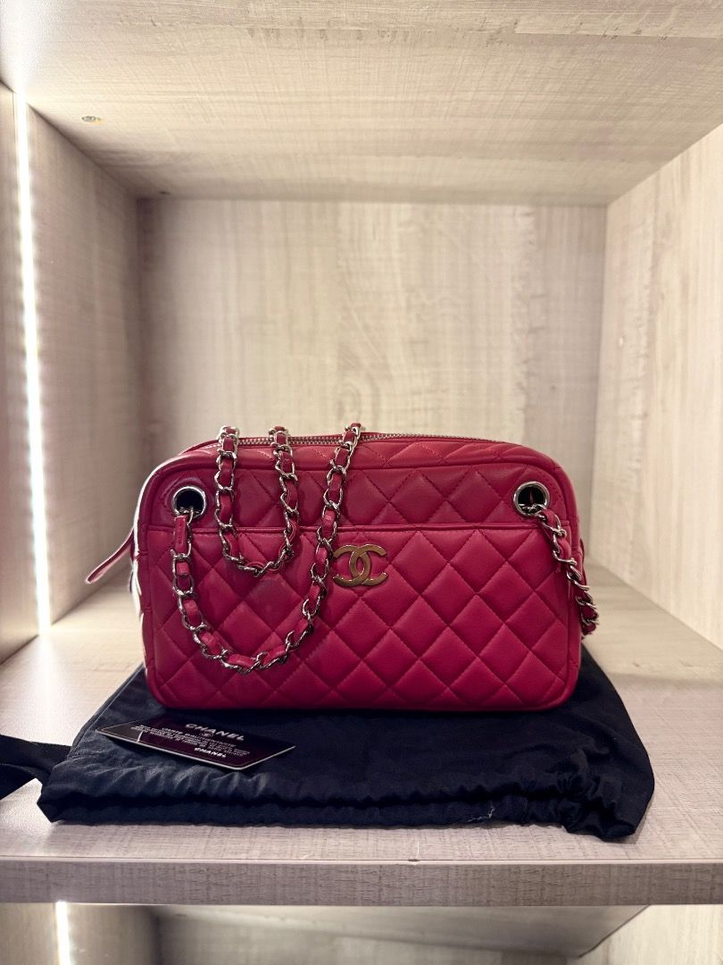 Chanel Quilted Shoulder Camera Bag (Category: Luxury Bags & Wallets) located in Mandaluyong City. Submitted by cleverwater.013972 (Listing ID 1430932131, Image 1). Description: Comes with dustbag and authenticity card .