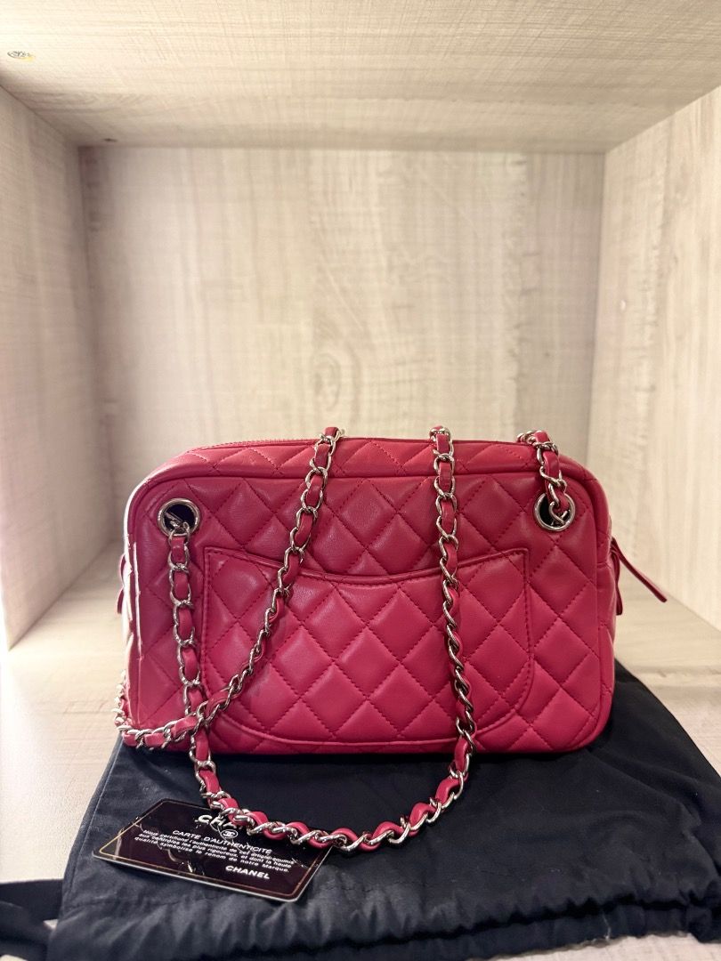 Chanel Quilted Shoulder Camera Bag (Category: Luxury Bags & Wallets) located in Mandaluyong City. Submitted by cleverwater.013972 (Listing ID 1430932131, Image 2). Description: Comes with dustbag and authenticity card .