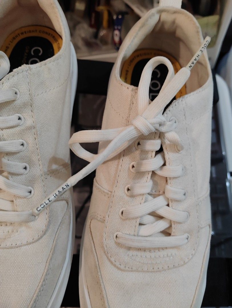 Cole Haan Grand (Category: Sneakers) located in Manila. Submitted by dcsago (Listing ID 1430800855, Image 3). Description: size 8-8.5 women's off white.