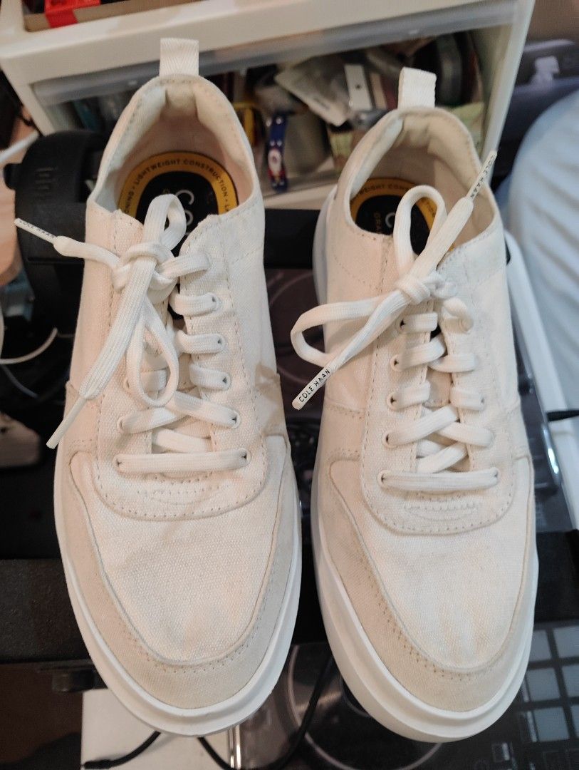 Cole Haan Grand (Category: Sneakers) located in Manila. Submitted by dcsago (Listing ID 1430800855, Image 1). Description: size 8-8.5 women's off white.