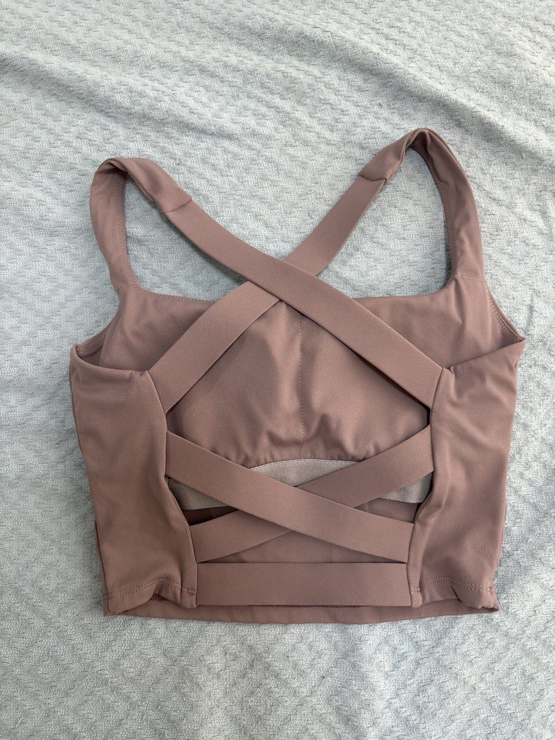Cross-Back Sports Bra - Purple (Category: Activewear) located in Manila. Submitted by xxtin (Listing ID 1430837977, Image 2). Description: .