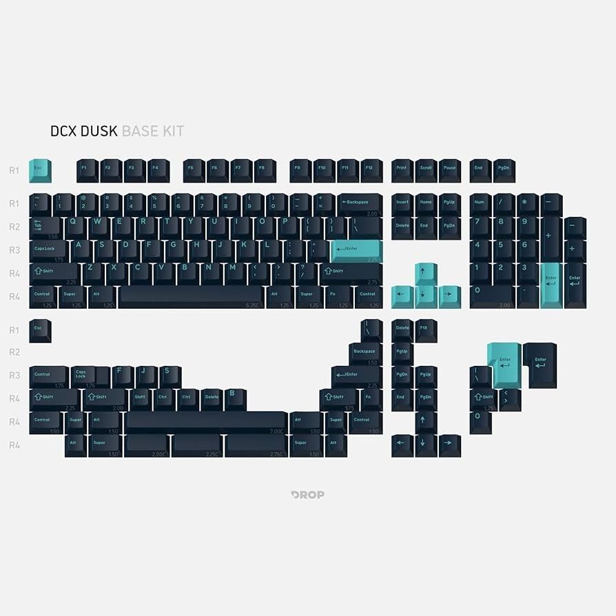 Drop DCX Dusk Base Kit Keycaps449489393052569602
