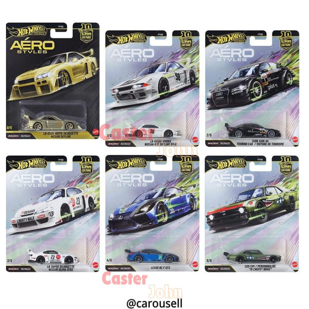 FCFS PREORDER Hot Wheels Factory Case 2026 3/4 Aero Styles Chase LBWK ...