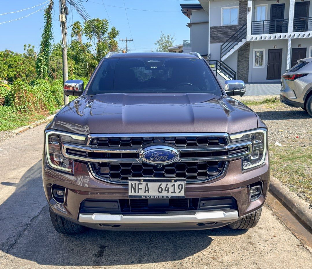 Ford Everest (Category: Used Cars) located in Pasig City. Submitted by guitargeeek (Listing ID 1430829344, Image 3). Description: For sale 2023 Ford Everest Titanium 4x4 Top of the line variant Equinox Bronze 36k odo First owner. Registered. No issues Pasig location. Thanks.