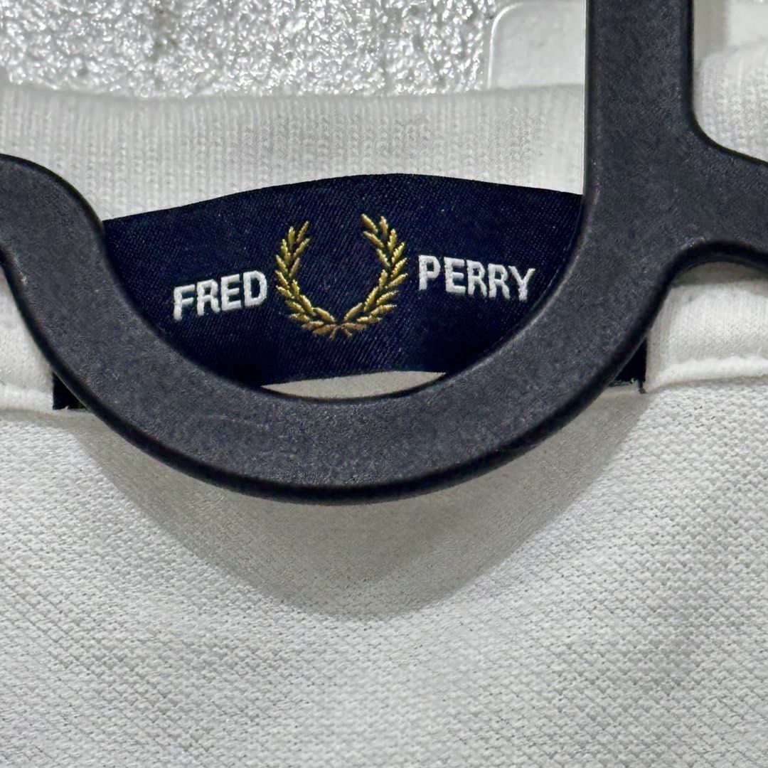 Fred Perry White Polo Shirt Large (Category: Tshirts & Polo Shirts ) located in Manila. Submitted by basicstuffmnl (Listing ID 1430964336, Image 3). Description: Used once for baptism attendee only Not a fan of white clothes. Need to declutter.