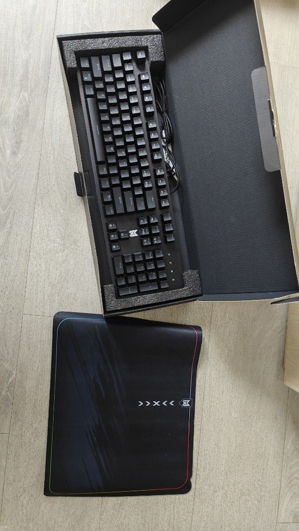 Monster Minotaur Gaming Keyboard, Mouse, and Cooling Pad Bundle ...