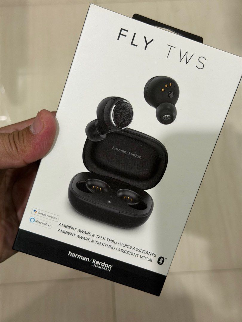 Harman Kardon Fly TWS (Category: Earphones) located in Davao. Submitted by val_ad (Listing ID 1430978549, Image 1). Description: Harman Kardon open for checking complete set location - davao city.
