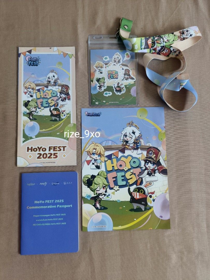 HOYO FEST 2025: Fast Pass Merch (Category: Character Goods) located in Cainta. Submitted by rize_9xo (Listing ID 1430980526, Image 2). Description: .