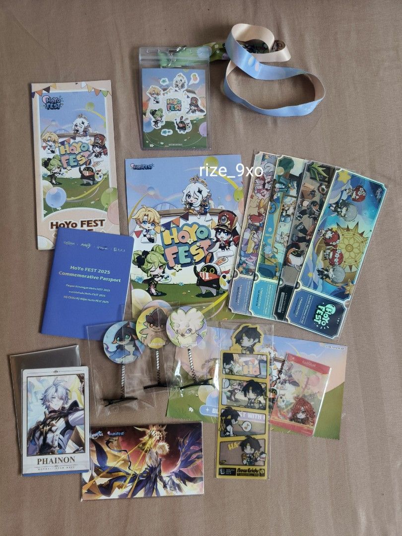 HOYO FEST 2025: Fast Pass Merch (Category: Character Goods) located in Cainta. Submitted by rize_9xo (Listing ID 1430980526, Image 1). Description: .