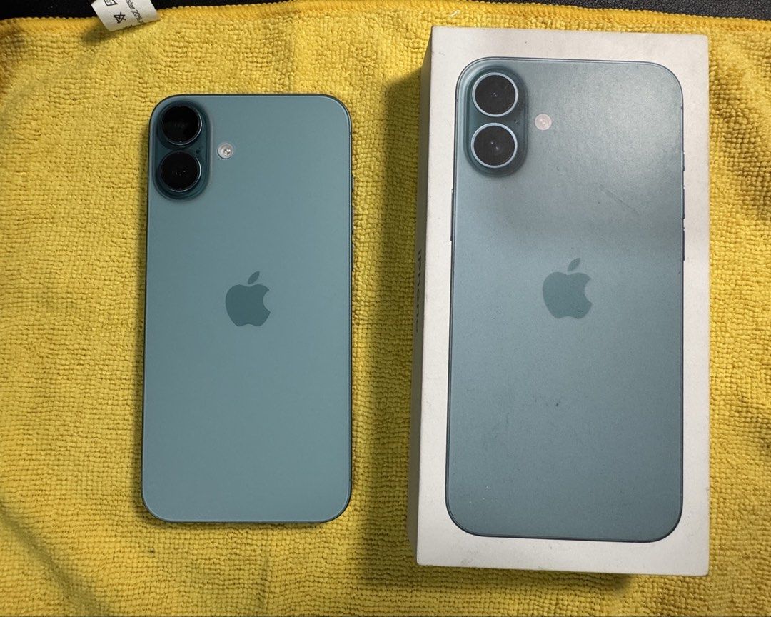 Iphone 16 Plus 128gb (Category: iPhone 16 Series) located in Pasig City. Submitted by justthrifty (Listing ID 1430950114, Image 1). Description: iPhone 16 Plus Teal, 128GB 8 months old Battery Health: 94% Cycle Count: 347 First owner Warranty expires on July 23, 2026 Never been repaired Inclusions: Original box Original Type-C cable SIM card ejector pin Case Bought from (Beyond the Box Mall) No issues No paint chips No scratches Location: Pasig C