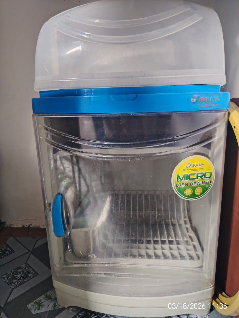 Jolly Micro Dish Drainer (Category: Other Kitchenware & Tableware) located in Navotas City. Submitted by yaelscollections (Listing ID 1430882282, Image 1). Description: 2nd hand po.