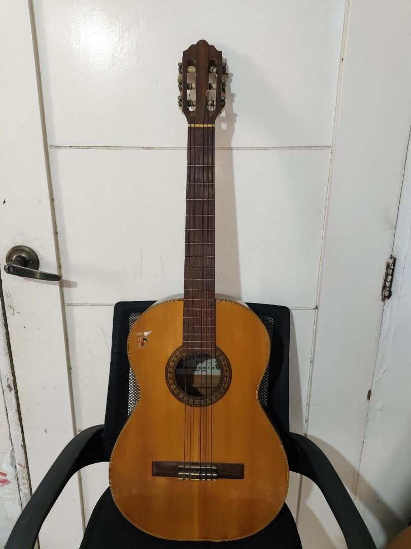 Kawai Classical Guitar (Category: Musical Instruments) located in Bulacan. Submitted by babz30261 (Listing ID 1430902106, Image 1). Description: KAWAII CLASSICAL GUITAR JAPAN QUALITY CONDITION NO DAMAGES NO ISSUES 1500 ONLYYYYY ‼️‼️‼️.