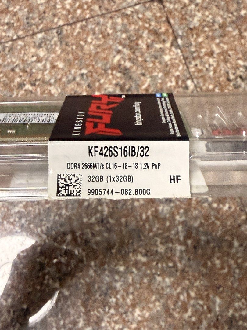 Kingston FURY DDR4 32GB RAM, Computers & Tech, Parts & Accessories ...