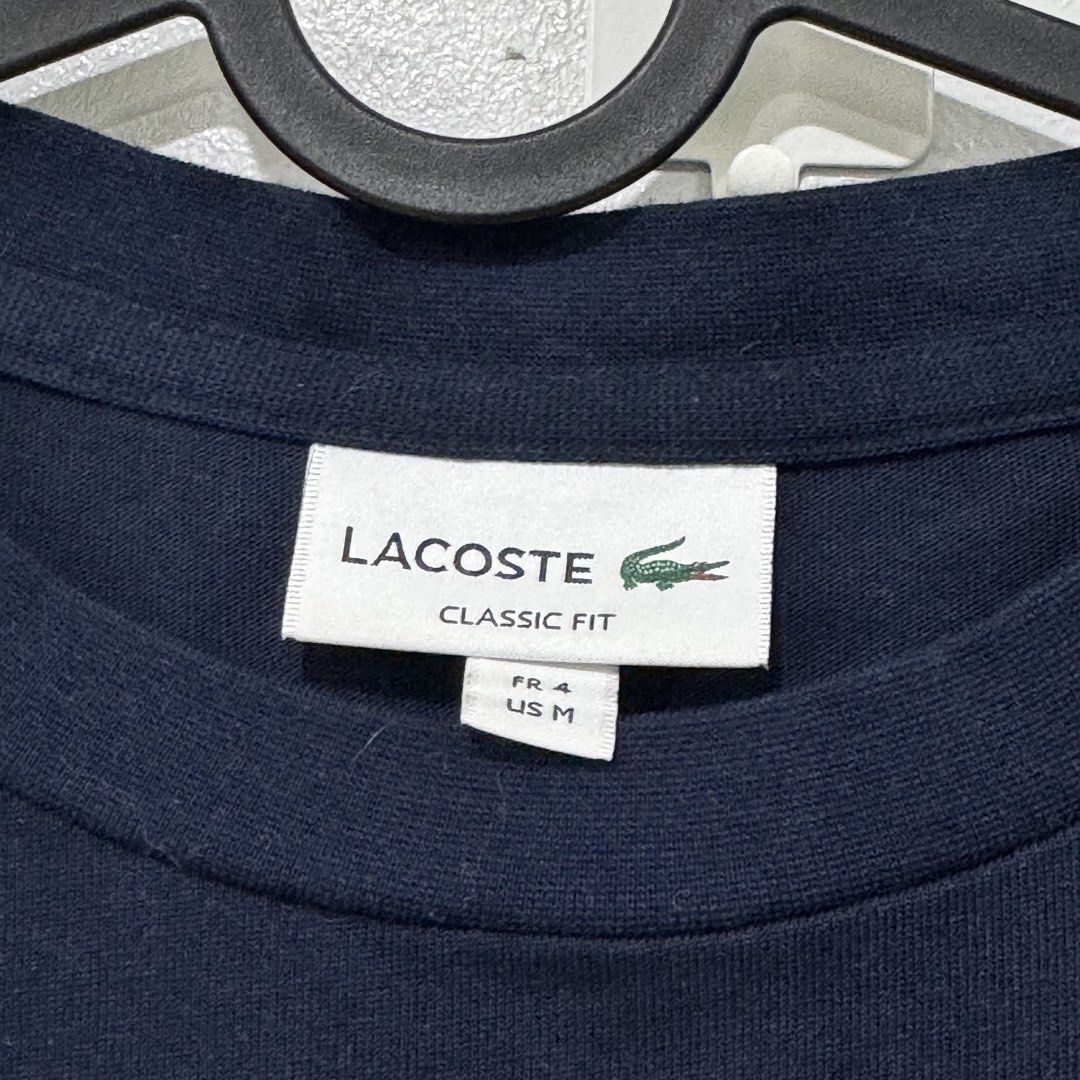 Lacoste Classic Fit Medium Navy Shirt (Category: Tshirts & Polo Shirts ) located in Manila. Submitted by basicstuffmnl (Listing ID 1430964498, Image 2). Description: Brand new nego Does not fit me im large Never used Just washed once but nver used.