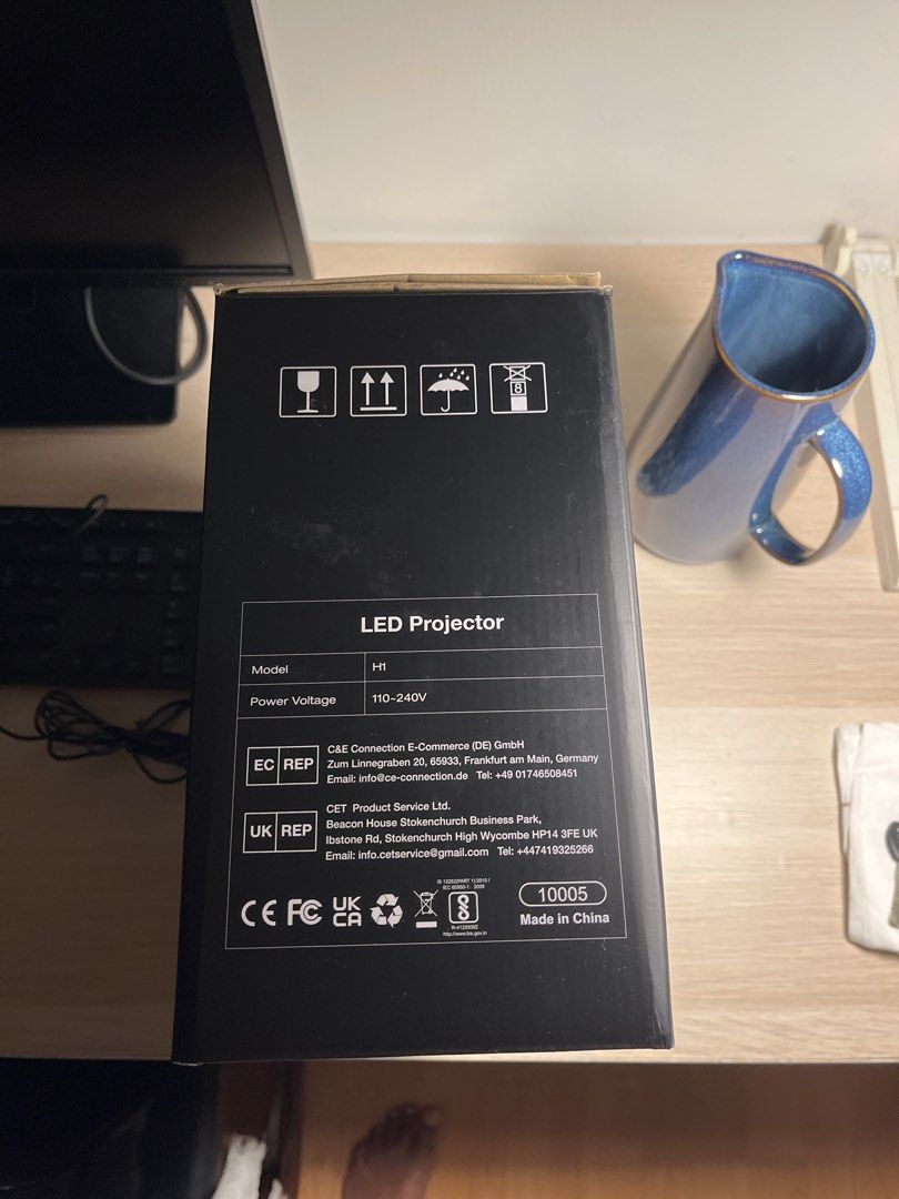 LED Projector - Model H1 - Home Theater (Category: Projectors) located in Singapore. Submitted by kedaijun (Listing ID 1430937866, Image 2). Description: Happrun branded projector 📽️ Good for home viewing with great picture quality! If you see 3 movies the money is already recovered :) Build quality is sturdy and durable..
