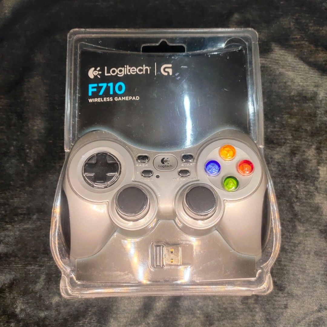 Logitech F710 Wireless Gamepad Controller for PC Complete Set Wireless ...