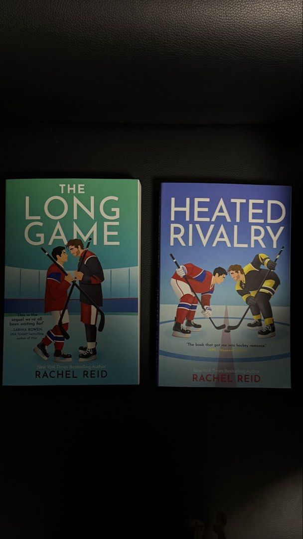 Long Game and Heated Rivalry (Category: Storybooks) located in Davao. Submitted by elleeeeee24 (Listing ID 1430895362, Image 2). Description: Hi! I’m selling my brand new copies of Long Game and Heated Rivalry by Rachel Reid. Both were originally purchased from Fully Booked and are in excellent, well-kept condition. I can also have them plastic-covered and resealed at Fully Booked to keep them protected from dust and scratches. Price: ₱1,800 (fix