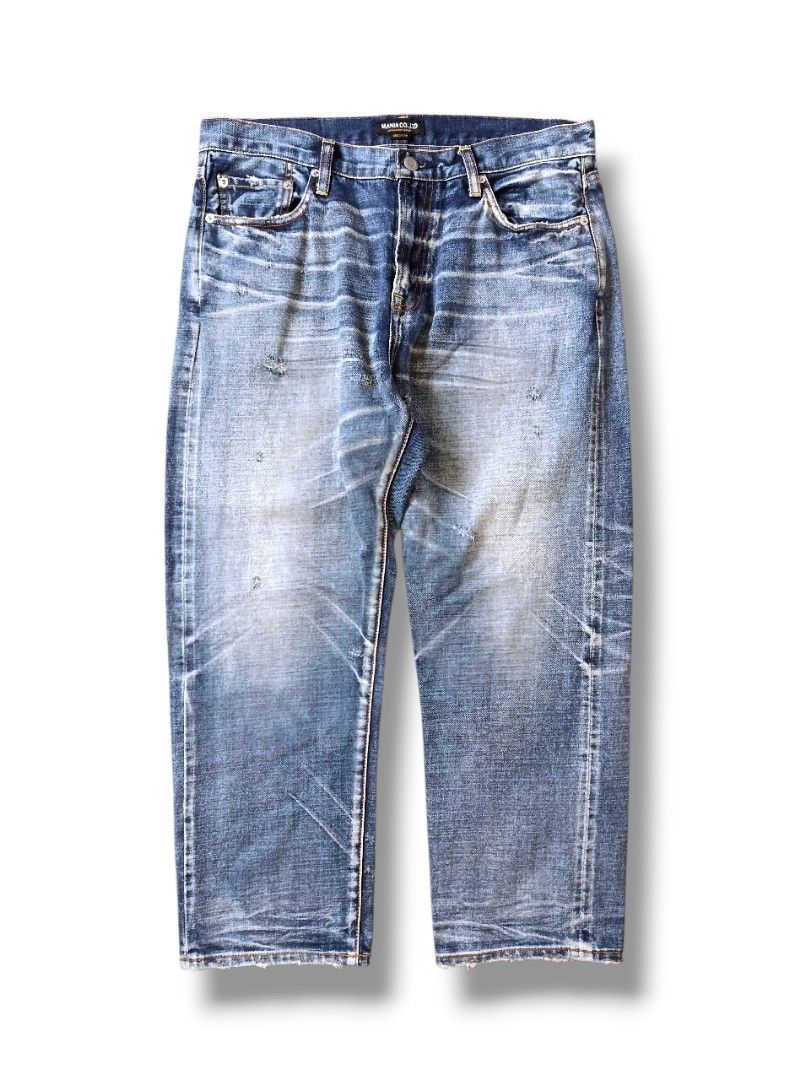 Mania Co. Ltd. Denim Jeans (Category: Jeans) located in Davao. Submitted by anythin6 (Listing ID 1430806233, Image 1). Description: Excellent Condition Size 32 - 34 Length 36 Add Shipping Fee.