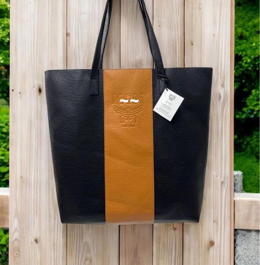 MCM tote bag authentic GWP (Category: Luxury Bags & Wallets) located in Las Pinas. Submitted by nugets (Listing ID 1430813629, Image 3). Description: Authentic GWP open tote bag.
