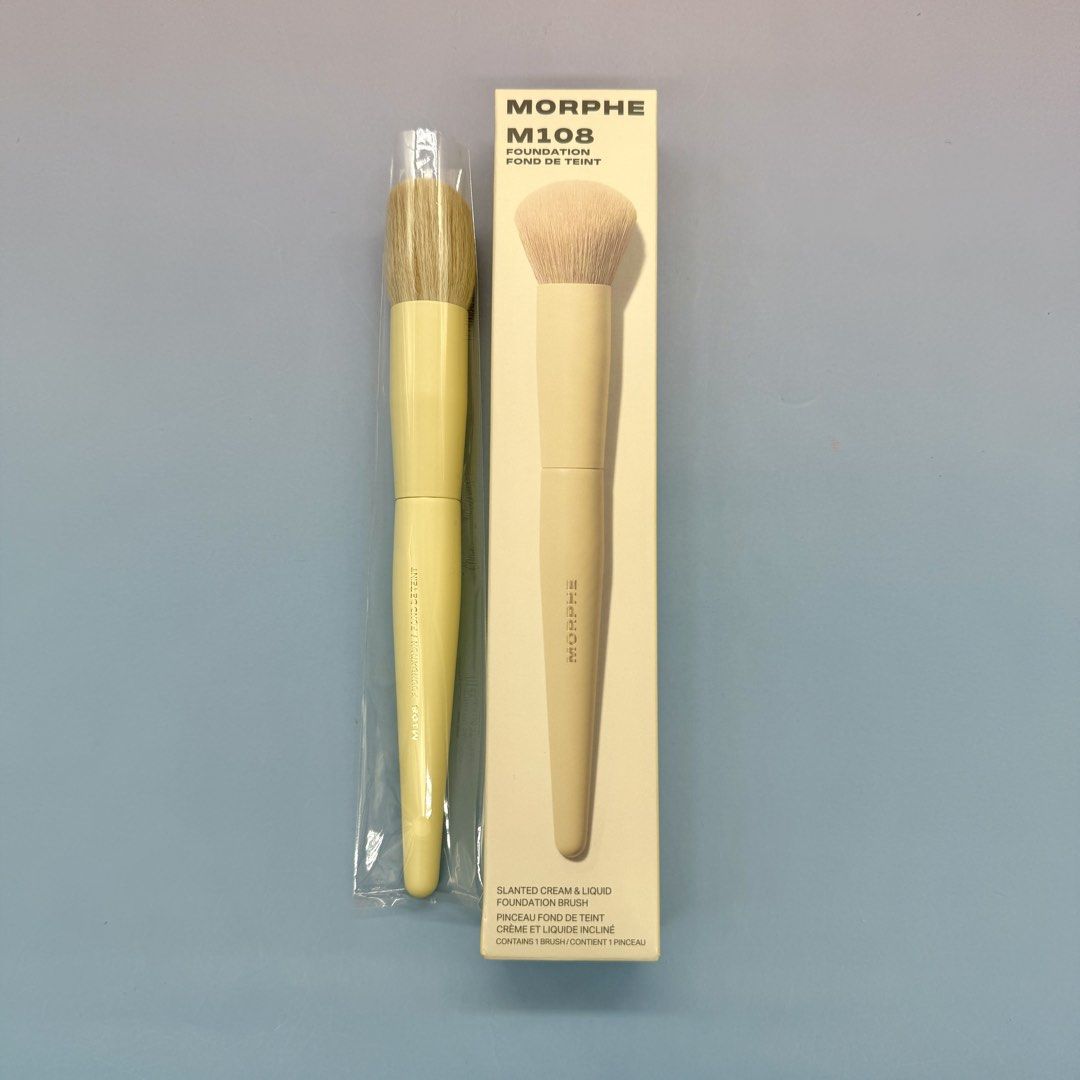 Morphe M108 Slanted Cream & Liquid Foundation Brush (Category: Makeup) located in Quezon City. Submitted by poutandaboutshop (Listing ID 1430829463, Image 1). Description: Morphe M108 Slanted Cream & Liquid Foundation Brush ▪️Original Price ₱ 1,495 each ✨ SHOP TERMS & SHIPPING INFO ✨ ▪️ BRAND NEW ▪️ 100% Authentic from US ▪️ First pay, first served ▪️ Prices are firm (no lowball offers) ▪️💸 Money-back guarantee if proven fake (with video unboxin