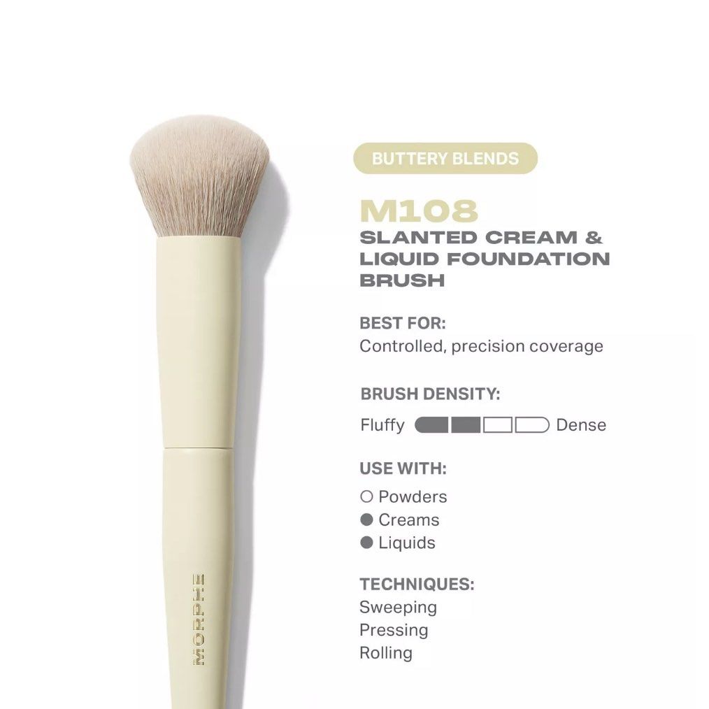 Morphe M108 Slanted Cream & Liquid Foundation Brush (Category: Makeup) located in Quezon City. Submitted by poutandaboutshop (Listing ID 1430829463, Image 3). Description: Morphe M108 Slanted Cream & Liquid Foundation Brush ▪️Original Price ₱ 1,495 each ✨ SHOP TERMS & SHIPPING INFO ✨ ▪️ BRAND NEW ▪️ 100% Authentic from US ▪️ First pay, first served ▪️ Prices are firm (no lowball offers) ▪️💸 Money-back guarantee if proven fake (with video unboxin