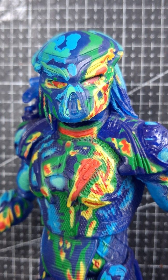 NECA THERMAL VISION FUGITIVE PREDATOR - TARGET EXCLUSIVE (THE PREDATOR 2018) (Category: Action & Battle Toys) located in Alcala. Submitted by delmidel121433 (Listing ID 1430851274, Image 2). Description: SALE!!! NECA THERMAL VISION FUGITIVE PREDATOR - TARGET EXCLUSIVE (THE PREDATOR 2018) Selling Price: P2500 * REMARKS: ✔️ Authentic, Back In Box ✔️ Tight Joints ✔️ Missing 1 Wrist Blade (Right Arm) * Location: ALCALA, PANGASINAN 2425 * Mode Of Paym