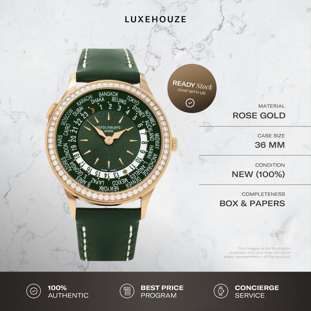 New 2026 Patek Philippe Complications 7130R-014 Green (Category: Watches) located in Singapore. Submitted by luxehouze (Listing ID 1422956051, Image 1). Description: READY FOR EXTRA DEALS? Join our Community for special offers and latest arrivals! //bit.ly/LHWatchesSG Luxehouze is your trusted marketplace to buy and sell luxury goods. Luxehouze SG Pte Ltd is a licensed luxury goods marketplace and regulated dealer. WHY US? 100% Authentic with Mon