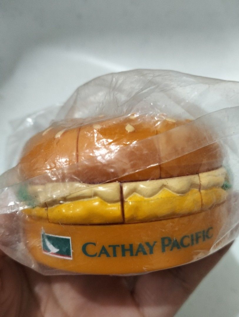 New Cathay Pacific Burger Puzzle Toy (Category: Board Games & Puzzles) located in Baguio. Submitted by toys_of_yesteryear (Listing ID 1430932771, Image 1). Description: 📌loc. Baguio ------------------------- “If your offer is accepted, please stay in touch and keep the seller updated. Open communication helps ensure we don’t waste each other’s time.” -------------------------- 📌 Brand: Cathay Pacific 📌 Burger puzzle Toy. Hard to find item. Imp