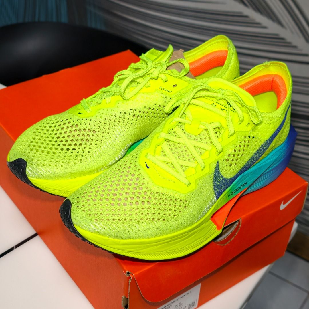 Nike ZoomX Vaporfly Next 3 (Category: Sneakers) located in Caloocan City. Submitted by alycho (Listing ID 1430889515, Image 2). Description: Note: selling for my dad kaya this is in men's sizing.