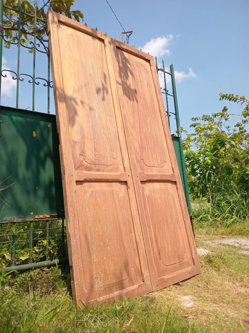 Old Century Rustic Narra Paypay Door (Category: Locks, Doors & Gates) located in San Fernando. Submitted by josephtanjuaquio (Listing ID 1430847160, Image 2). Description: Old Century Rustic Narra Paypay Door 21in x 77in per panel Exellent condition Intact frames (Restored) Ready to installed DM/PM for interested 📩 We ship nationwide God Blessed Y'all 🙌 🙏.