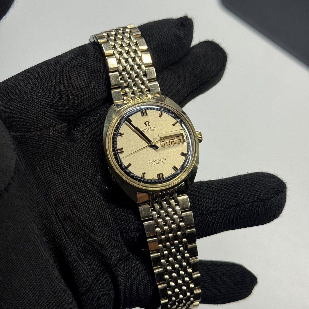 Omega Seamaster " Cosmic " Mens Watch (Category: Luxury Watches) located in Manila. Submitted by vantageph_02 (Listing ID 1430807396, Image 1). Description: 36 x 38 mm case size Automatic movement Day date function Newly serviced Unpolished 6 months warranty ₱64,000 Meetups anywhere in Metro Manila Worldwide Shipping ( LBC / DHL ).